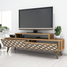 Myril TV cabinet with cream front