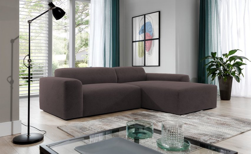 Modular corner sofa Terrafino L-shaped Onega 3 right-hand side