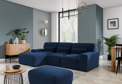 Modular corner sofa Ortimino L-shaped Onega 10 left-hand side