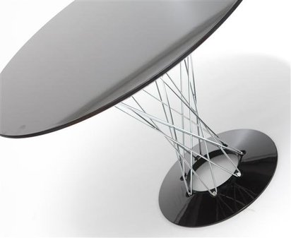 Cyclone table diameter 100 cm black