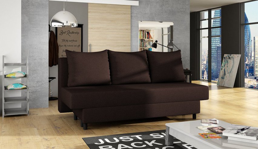 Holie three-seater sofa bed (Sawana 16)