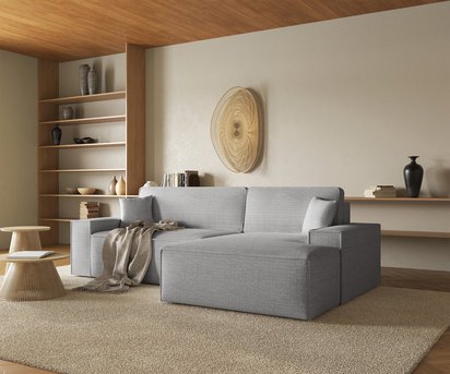 Corner sofa with sleeping function Farese New L-shaped Cremona 81 right-hand side