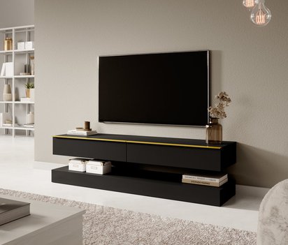 TV Cabinet Hylia 140 cm Black