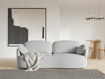 Raviolo three-seater sofa bed with Catch Me 22 boucle container