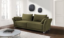 Baselo three-seater sofa bed (Fabric: Zetta 297)