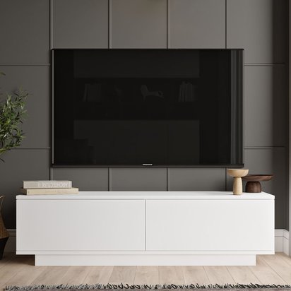 TV cabinet Fenin 35.5x140 cm white