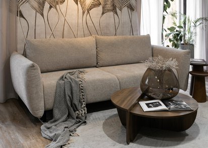 Candeiro three-seater sofa with storage space