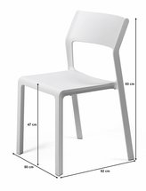 Chaise de jardin Trill Nardi en matériau rose clair certifié
