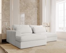 Corner sofa with sleeping function Lemmu L-shaped Tilia 01 left-hand side