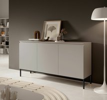 Bemmi three-door chest of drawers 150 cm Beige