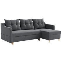 Corner sofa with sleeping function Bernial (Fabric: Malmo New 95)