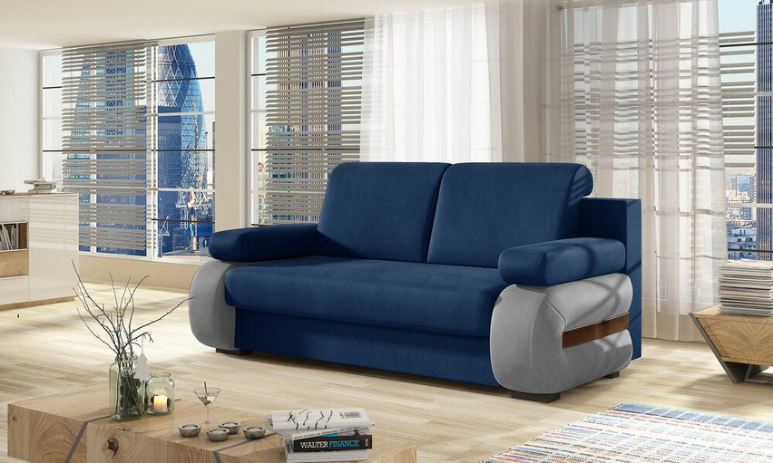 Sorrel double sofa bed (Fabric: Monolith 77 / Monolith 84)