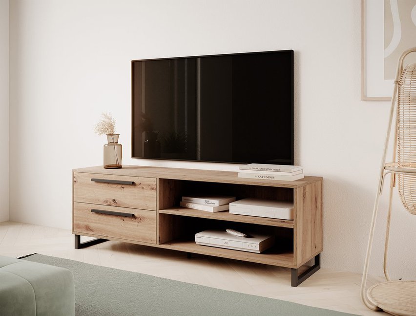 Abirly TV cabinet 150 cm artisan oak