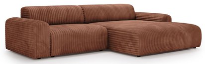 Bervel L-shaped corner sofa Vito 44 right-hand side