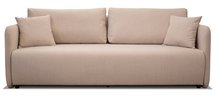 Anvio three-seater sofa with bedding container Neve 04 braided