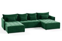 Matese U corner sofa bed (Fabric: Kronos 19)