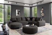 Castellina U-shaped modular corner sofa with backrest on the right Abriamo 8