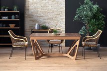 Arenas extendable table 160-240x100 cm American walnut