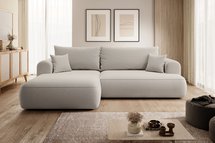 Ovo L-shaped corner sofa bed with storage Castel 04 left-hand side