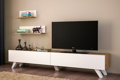 Lolapaka TV cabinet with two shelves