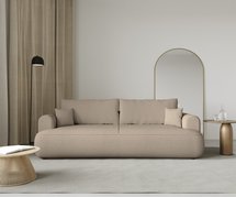 Ovo three-seater sofa with storage Sicuro 50 chenille