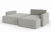 Corner sofa with sleeping function Haldi L-shaped with storage Poso 140 corduroy universal