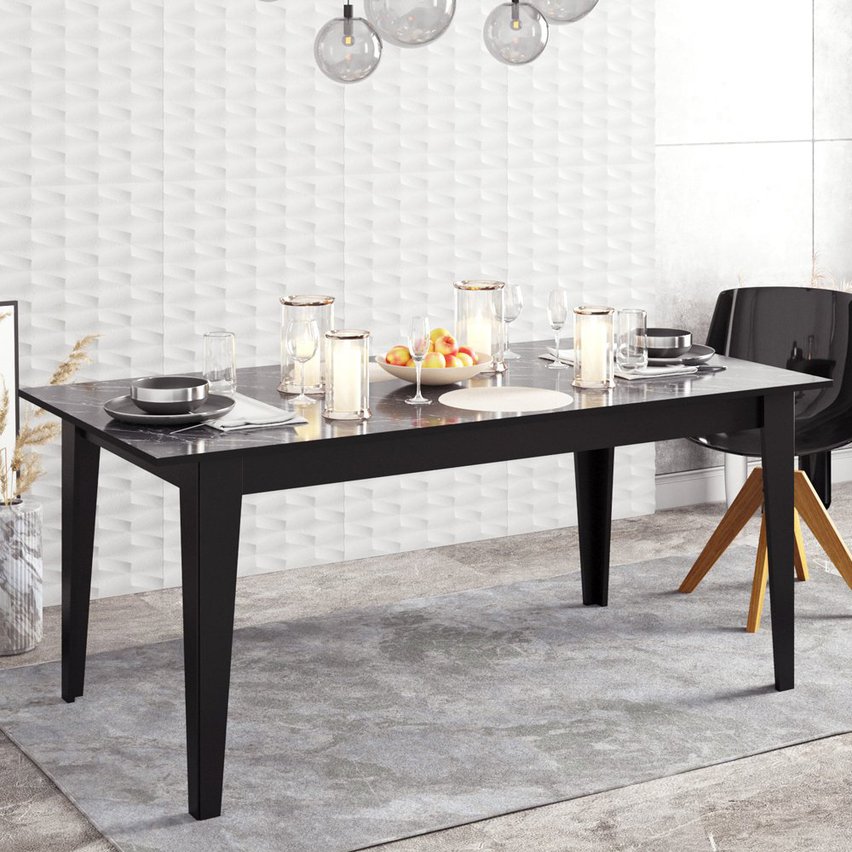 Triestler dining table 180x76.8 cm black