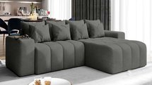 Corner sofa with sleeping function Batilo L (Fabric: Salvador 18, Side: Right)