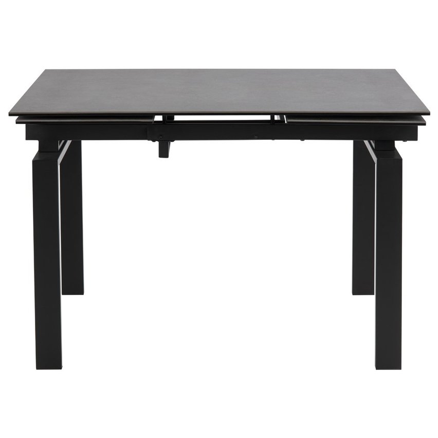 Ediazo extendable table 120-200x85 cm black