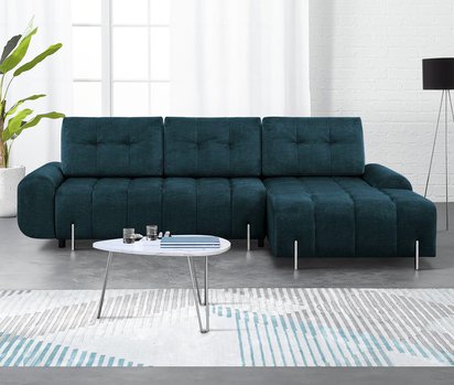 Berggie corner sofa bed (Fabric: Vogue 13, Side: Right)