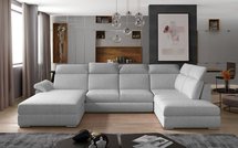 Corner sofa with sleeping function Rablisa U (Fabric: Grande 81, Side: Left)