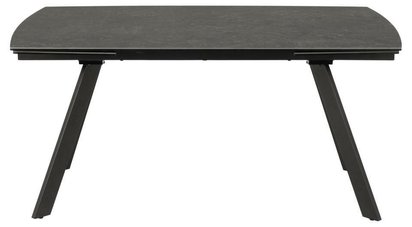 Canothe dining table extendable ceramic black top 160(240)x97x75 cm