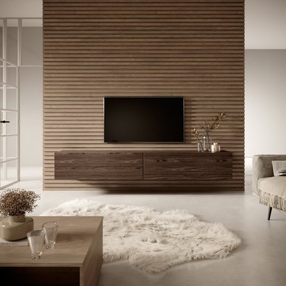Bisira TV Cabinet 200 cm Walnut