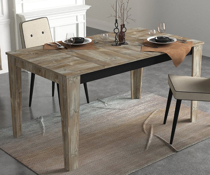 Sponally dining table 145x76 cm beige