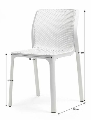 Bit Nardi garden chair made of certified yellow material