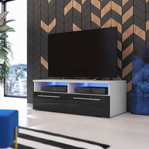 Phiris TV Cabinet (Colour Variants: Matt White / Glossy Black, Colour: Non)