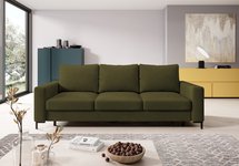 Mokpeo three-seater sofa bed with storage (Fabric: Velluto 35)