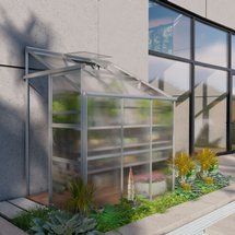 3-section greenhouse, 2.3 m2, aluminum