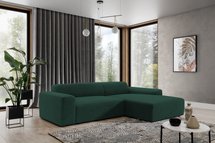 Corner sofa with sleeping function Terrafino L-shaped Onega 1 right-hand side