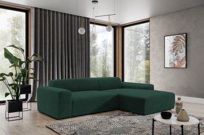 Corner sofa with sleeping function Terrafino L-shaped Onega 1 right-hand side