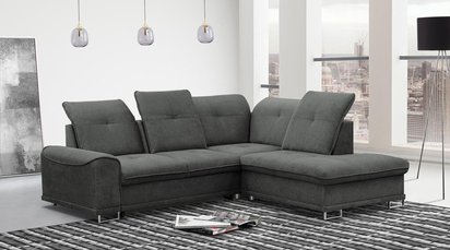 Laness corner sofa bed (Fabric: Matana 05, Side: Right)