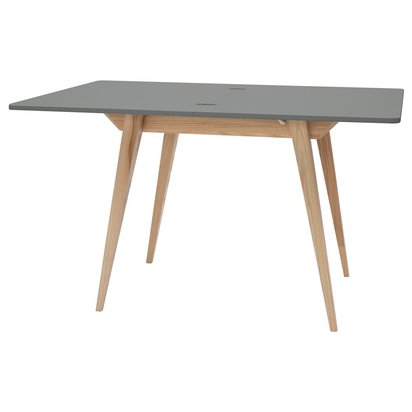 Envelope extendable table 65-130x90 cm gray