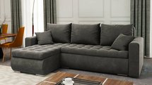 Corner sofa with sleeping function Derkan L (Fabric: Riviera 95)