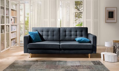 Juttic three-seater sofa bed (Fabric: Gemma 79)