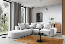 Castellina modular corner sofa L-shaped 255 cm larger Abriamo 5 left-hand side