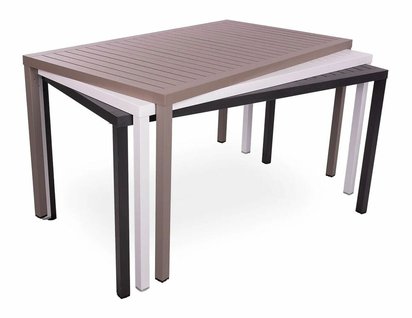 Cube Nardi garden table 120x70 cm made of certified brown material