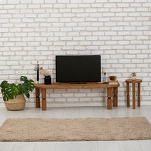 Chartiness TV cabinet 140x40 cm chestnut