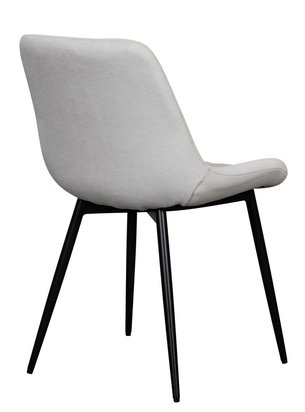 Roploy upholstered chair in light beige velvet