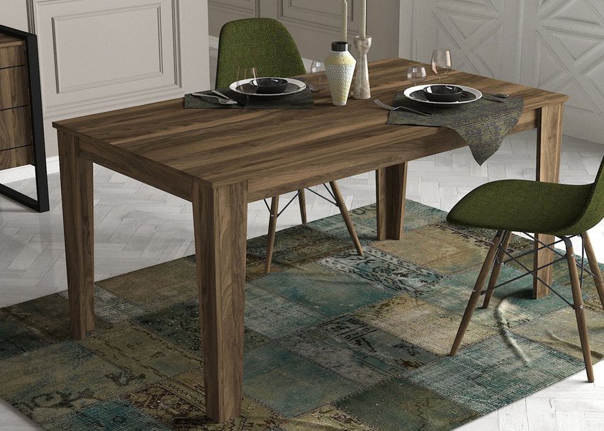 Sponally dining table 145x76 cm walnut