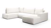 Corner sofa with sleeping function Lummi U-shaped Aragon 01 right-hand side